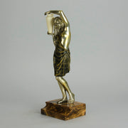 Raymond Guerbe Bronze - Art Deco Figure - Hickmet Fine Arts 