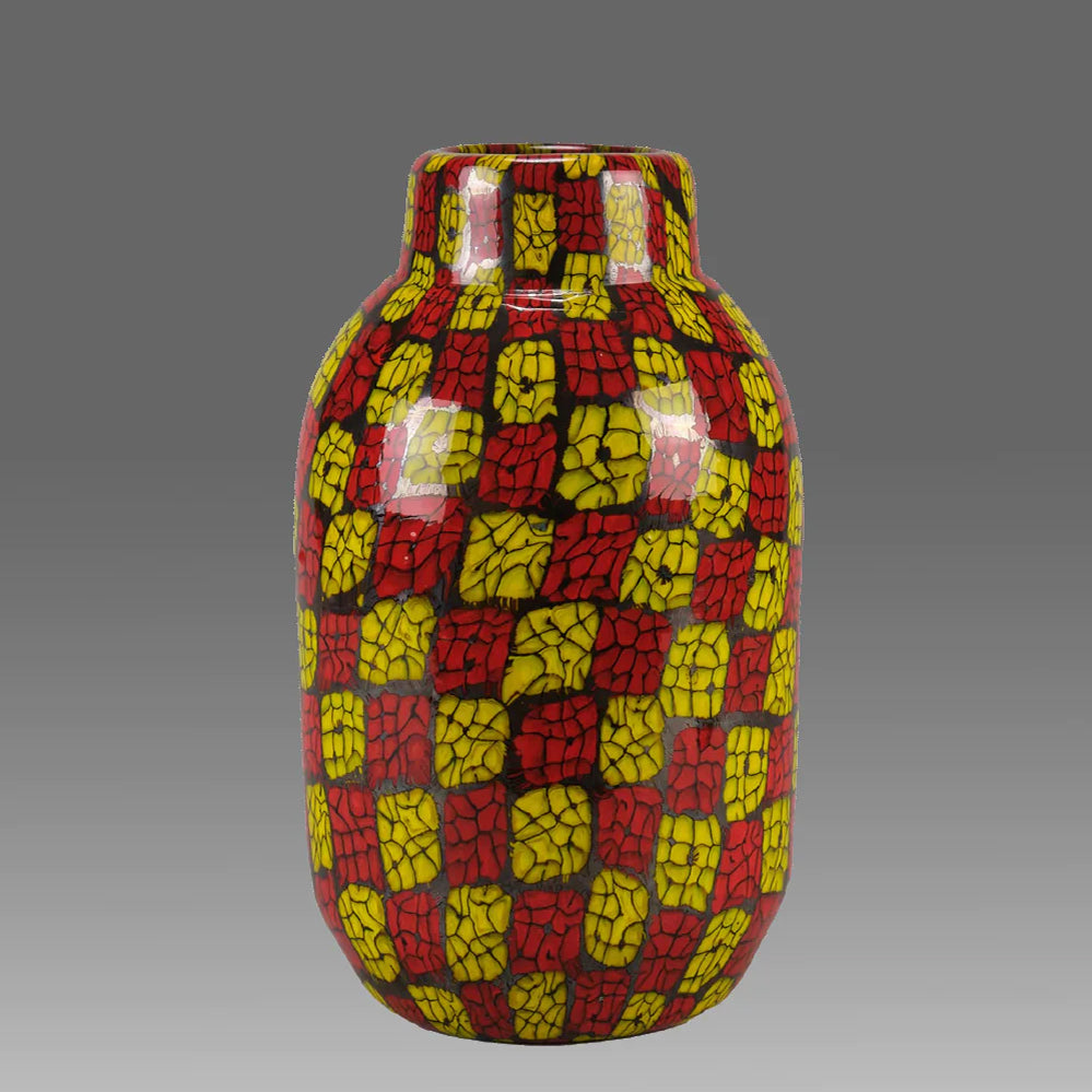 Murano "Murrine Vase" by Vittorio Ferro