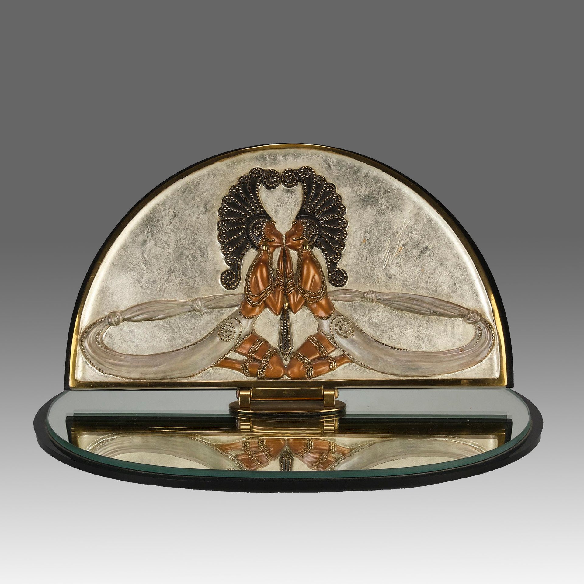 Erte Reflection - Limited Edition Bronze - Hickmet Fine Arts 