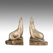 Pair of Sea Lion Bookends by C Omin