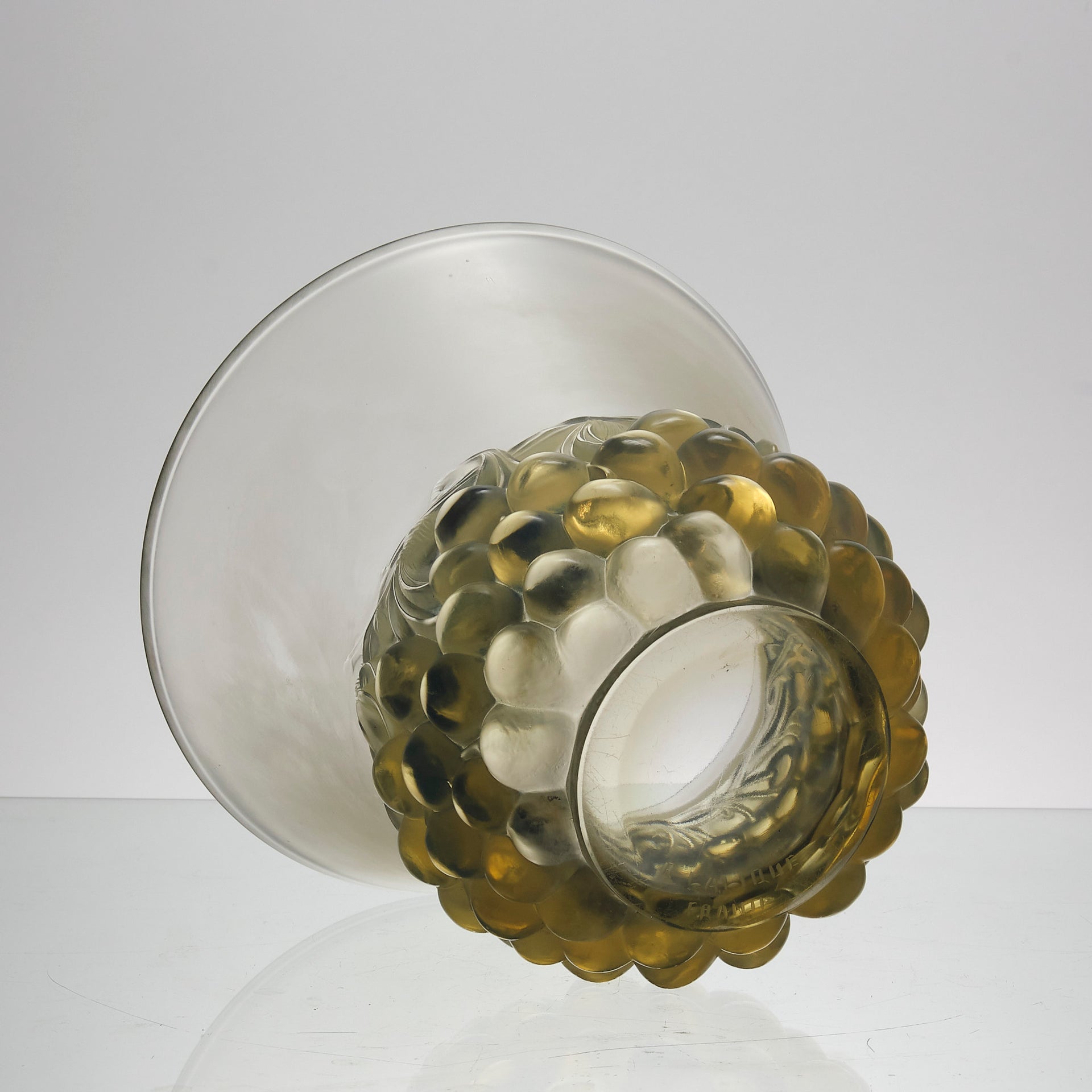 Rene Lalique Cerises Vase - Art Deco Vase - Hickmet Fine Arts