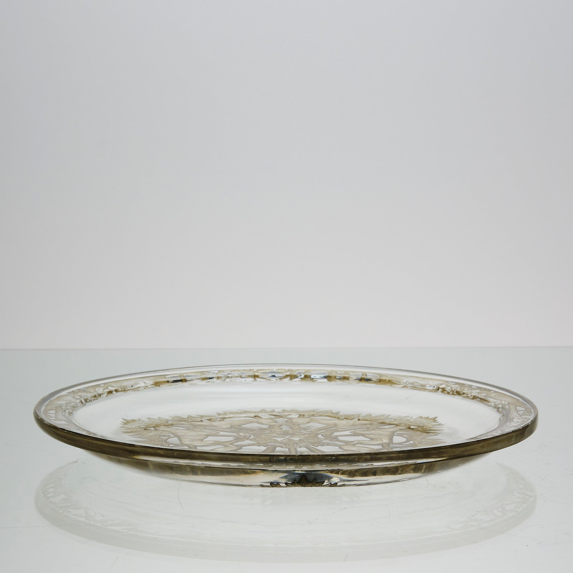 Lalique Chasse Chiens - Art Deco Plate - Hickmet Fine Arts