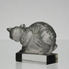 Lalique Cat - Art Deco Glass Lalique Chat - Hickmet Fine Arts