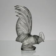 Lalique Coq Nain - Art Deco Glass Mascot - Hickmet Fine Arts