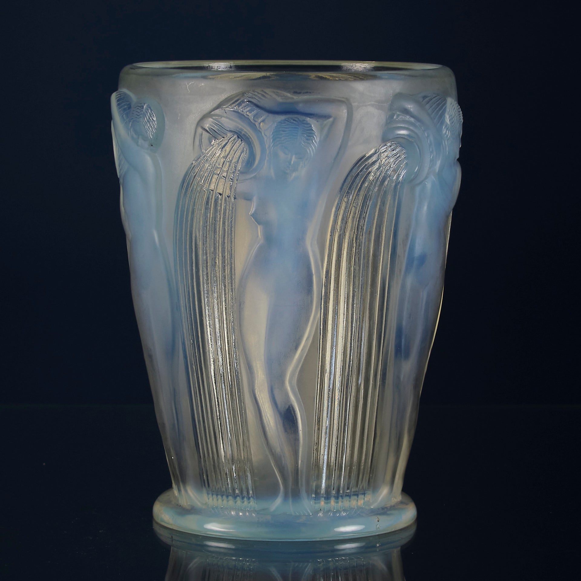 Rene Lalique Daniades Vase - Art Deco Vase - Hickmet Fine Arts