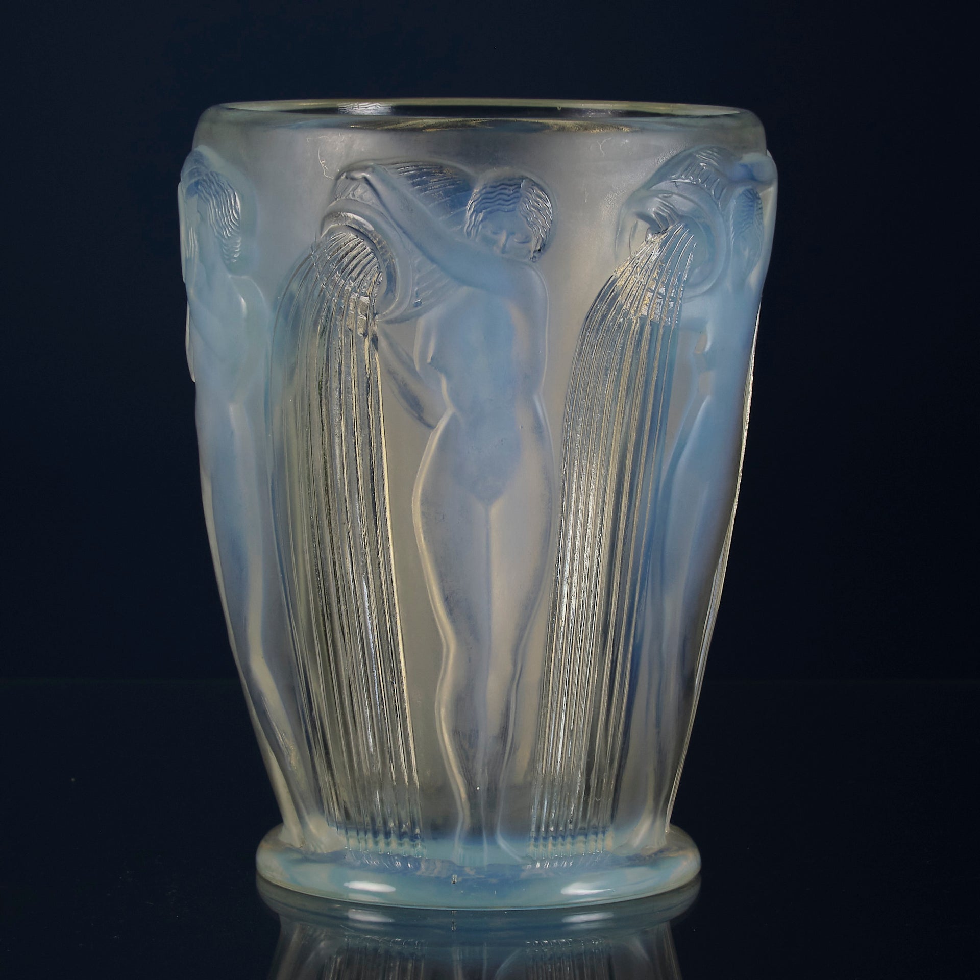 Rene Lalique Daniades Vase - Art Deco Vase - Hickmet Fine Arts