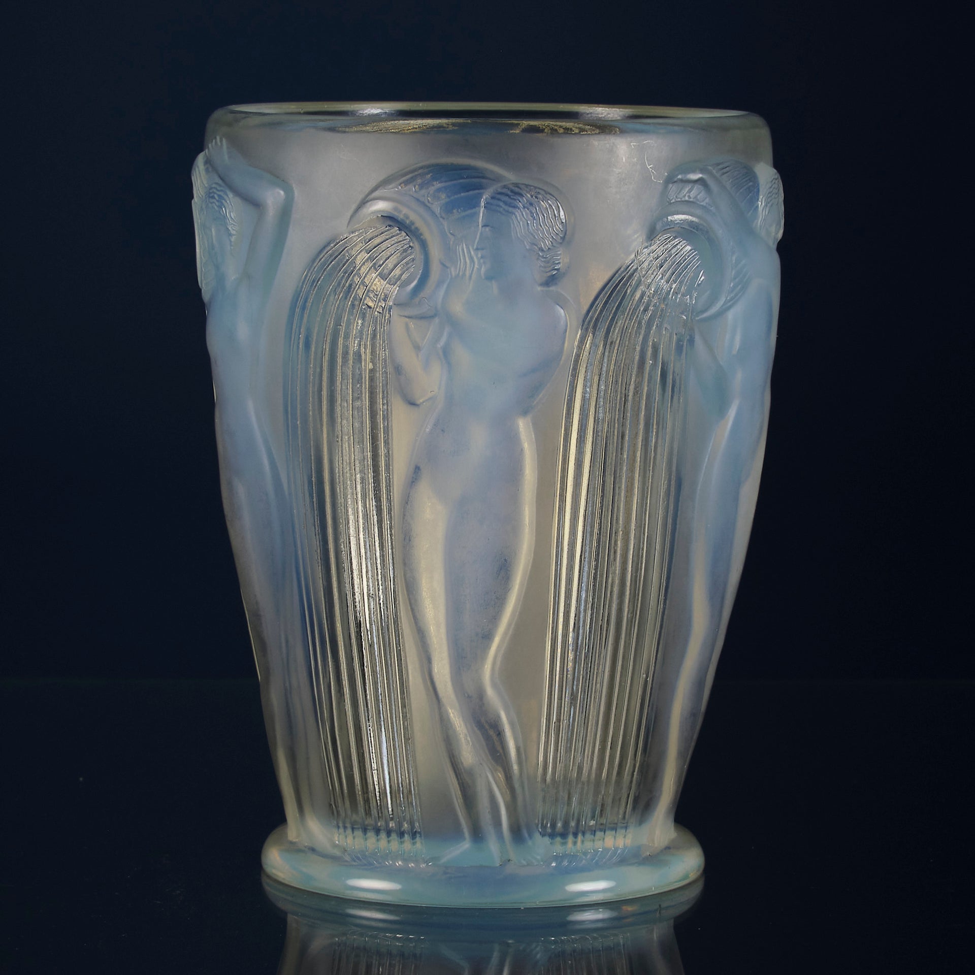 Rene Lalique Daniades Vase - Art Deco Vase - Hickmet Fine Arts