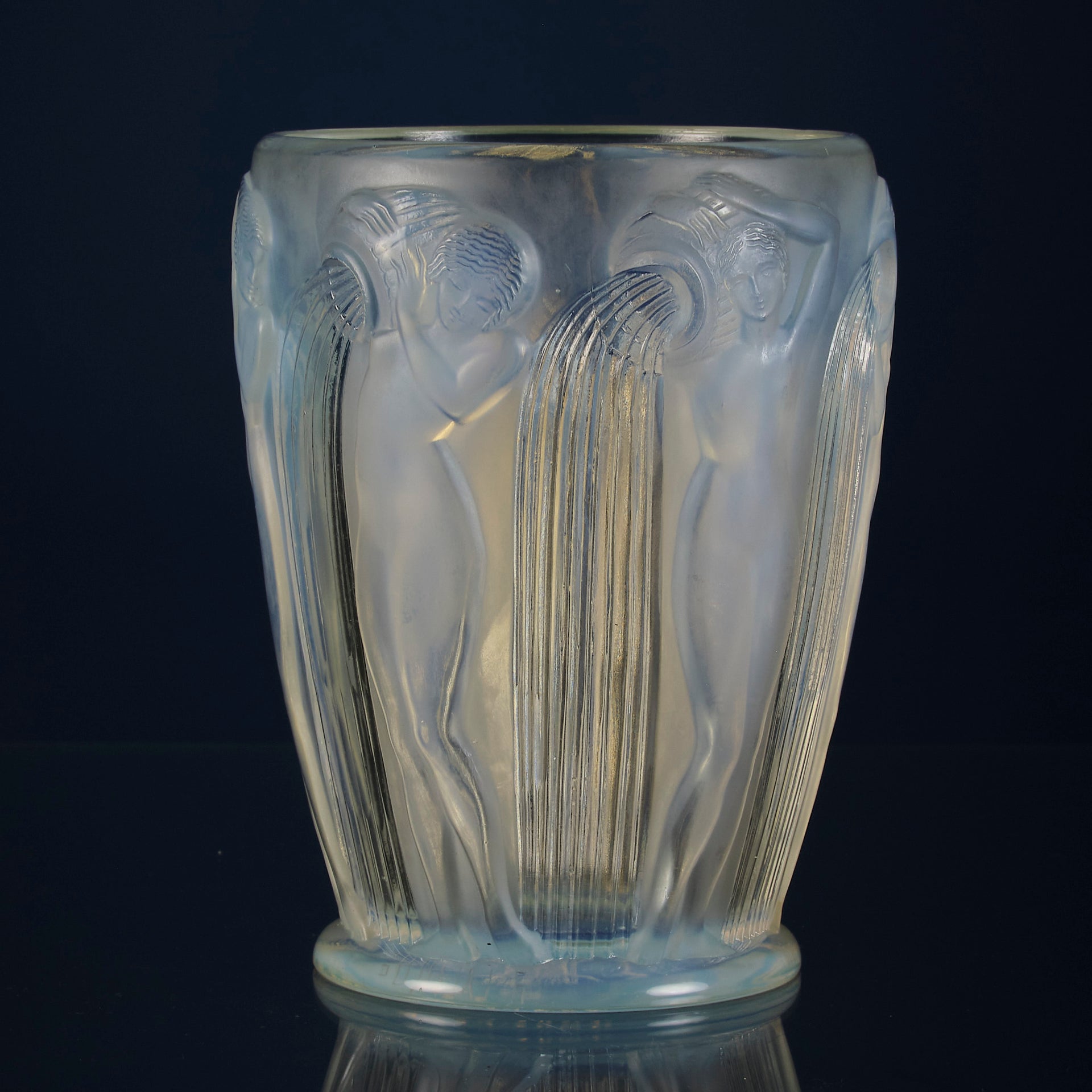 Rene Lalique Daniades Vase - Art Deco Vase - Hickmet Fine Arts