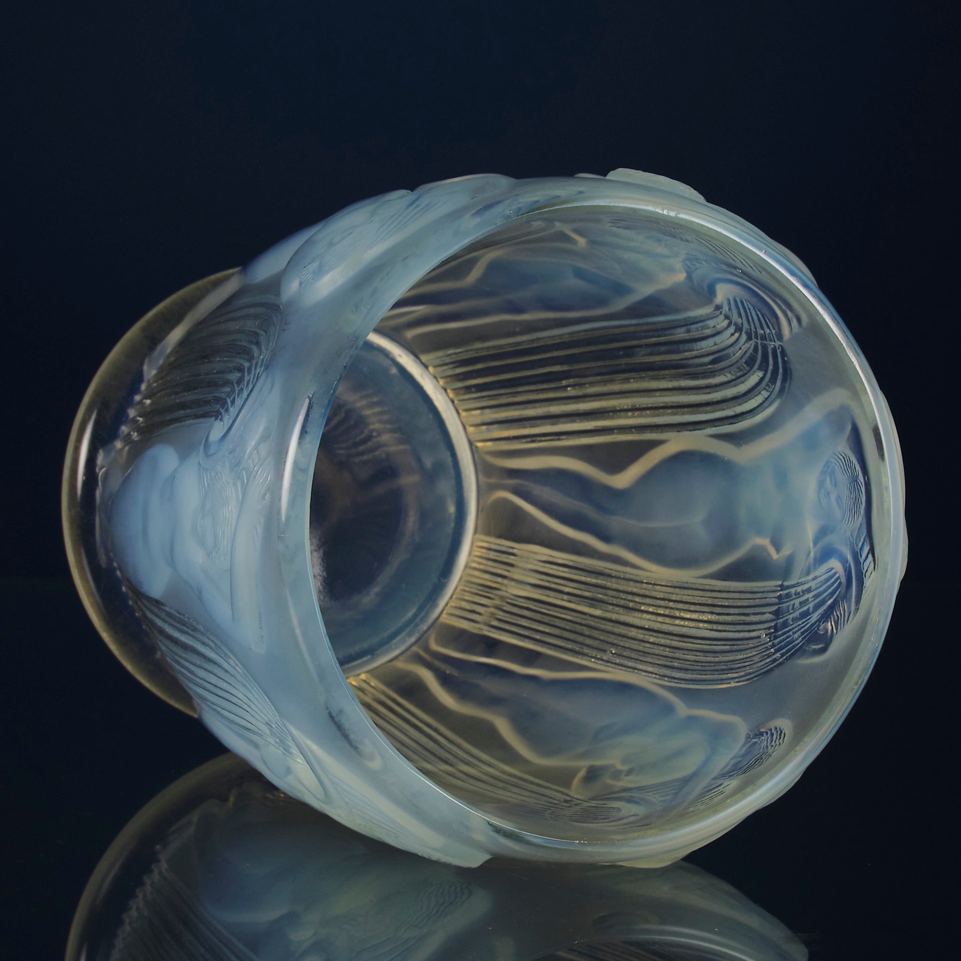 Rene Lalique Daniades Vase - Art Deco Vase - Hickmet Fine Arts