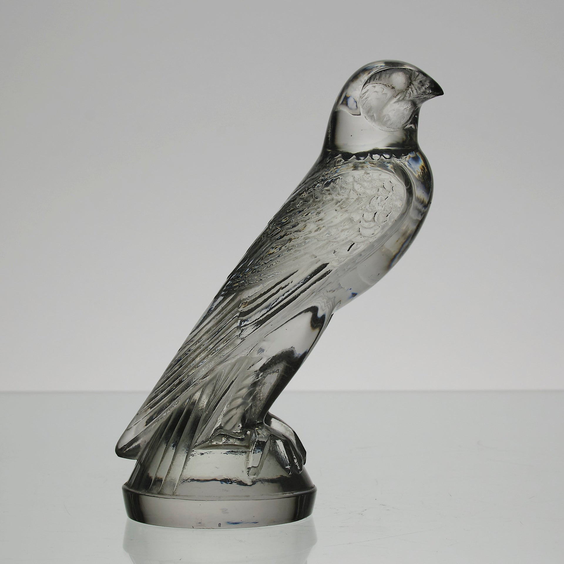 Lalique Faucon - Art Deco Glass Car Macot - Hickmet Fine Arts