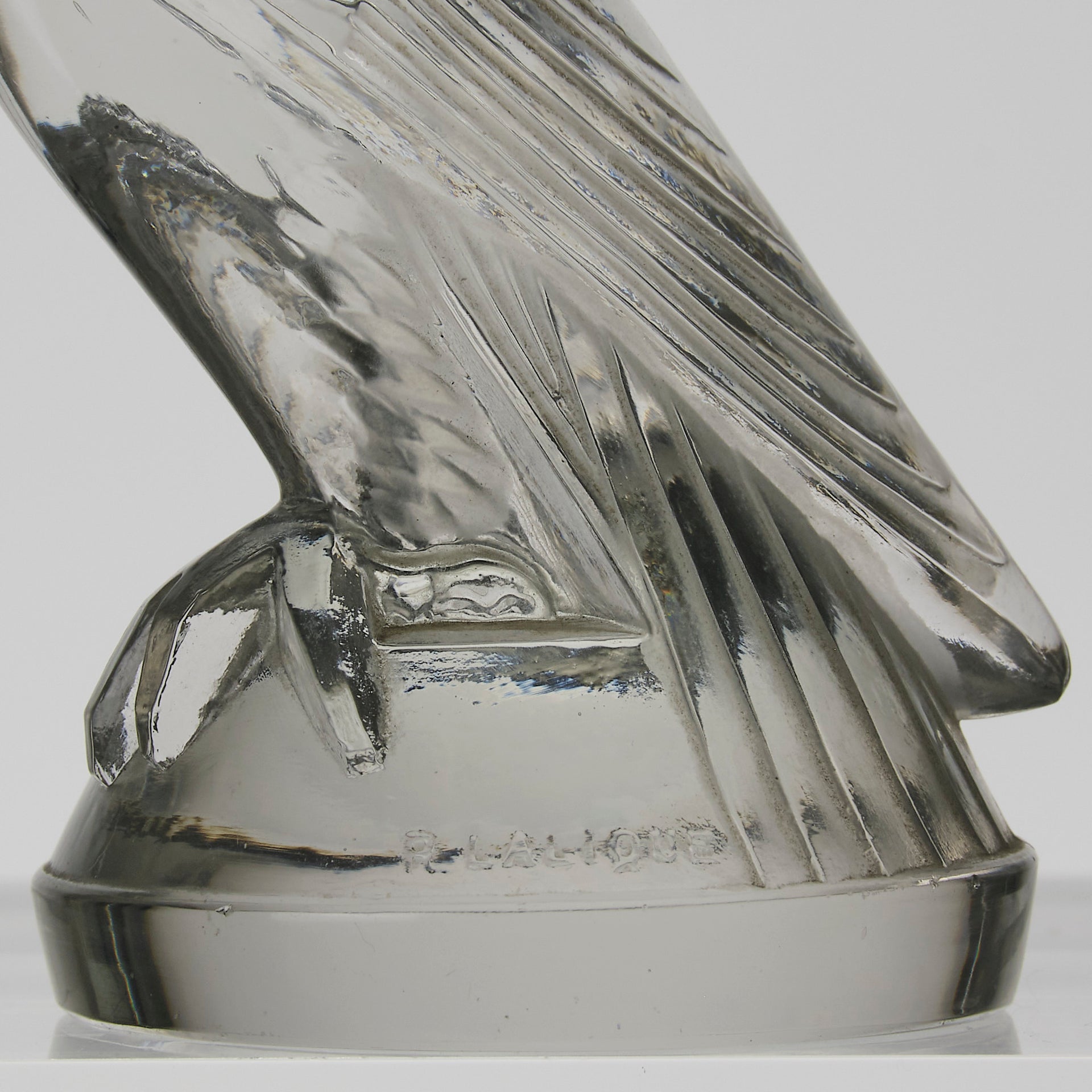 Lalique Faucon - Art Deco Glass Car Macot - Hickmet Fine Arts