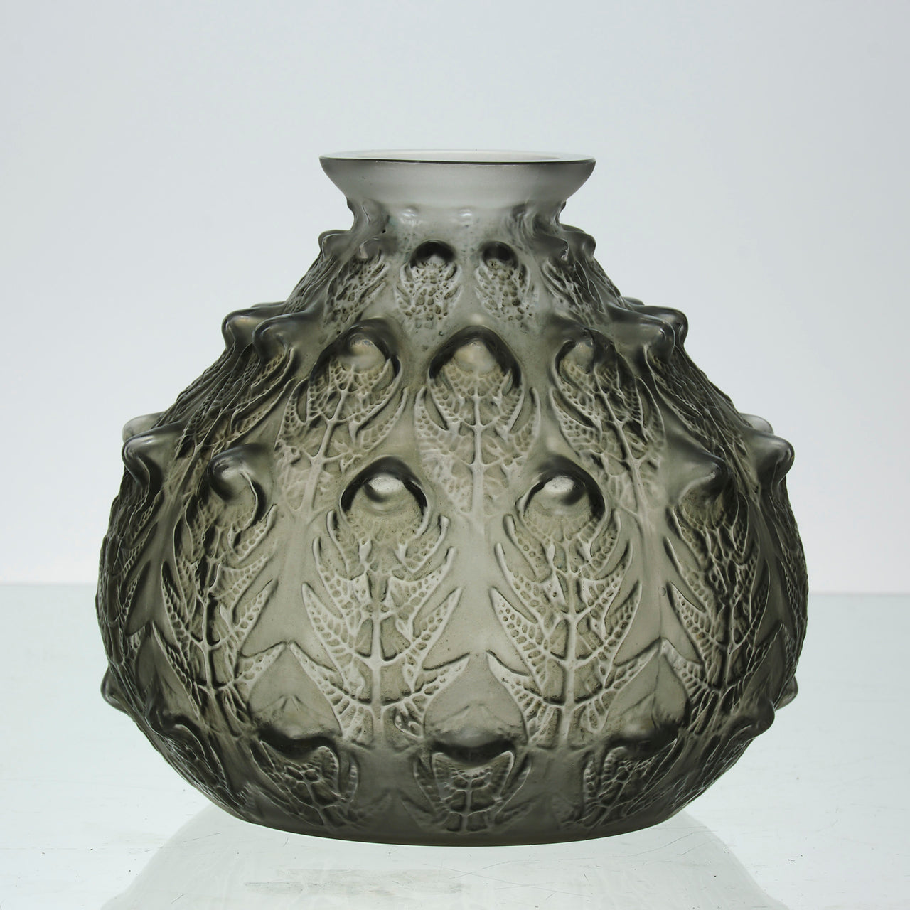 Rene Lalique Fougeres Vase - Art Deco Vase - Hickmet Fine Arts