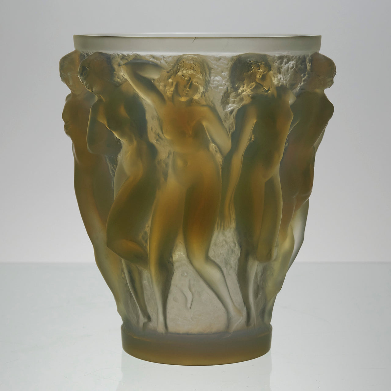 Rene Lalique Bacchantes Vase - Art Deco Vase - Hickmet Fine Arts