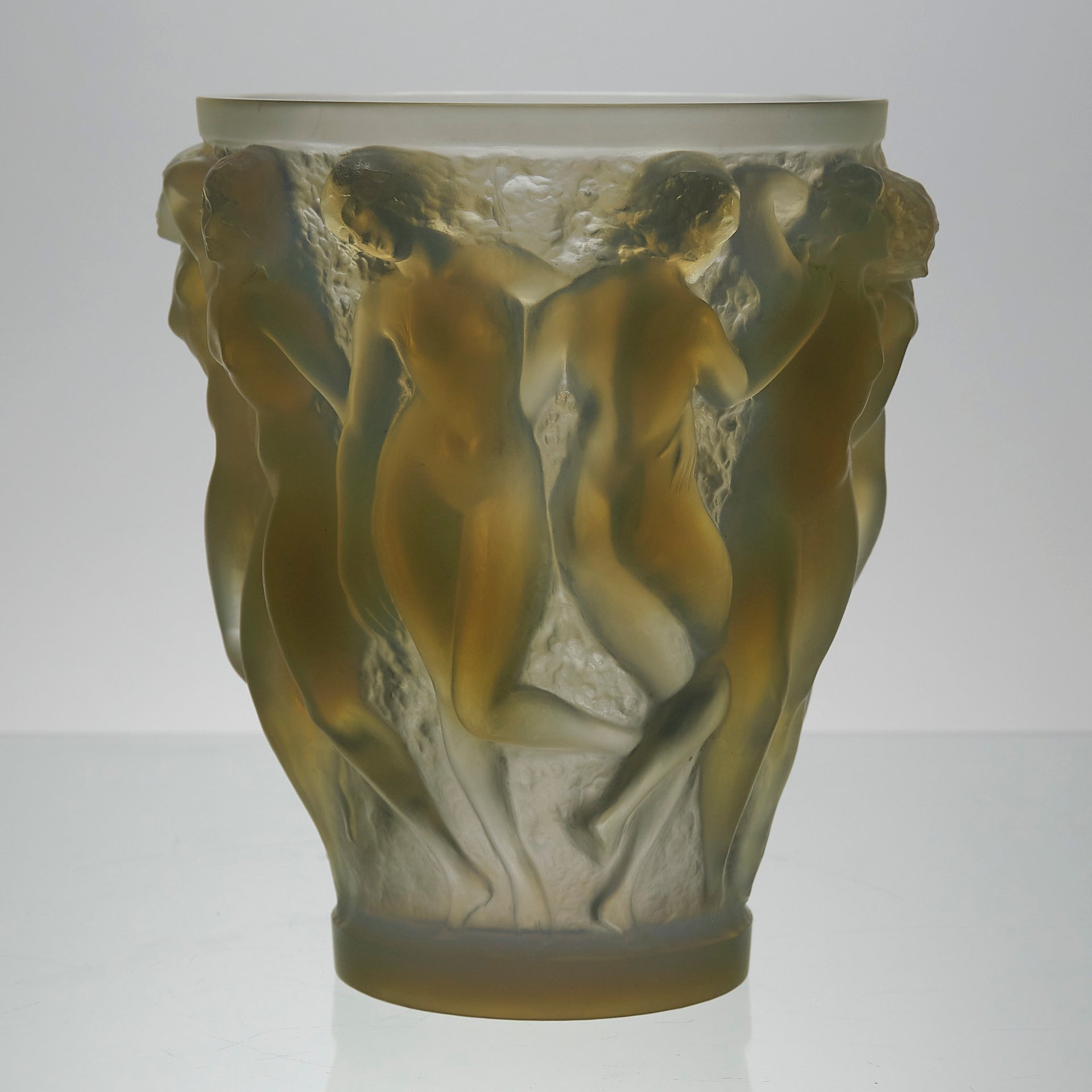 Rene Lalique Bacchantes Vase - Art Deco Vase - Hickmet Fine Arts