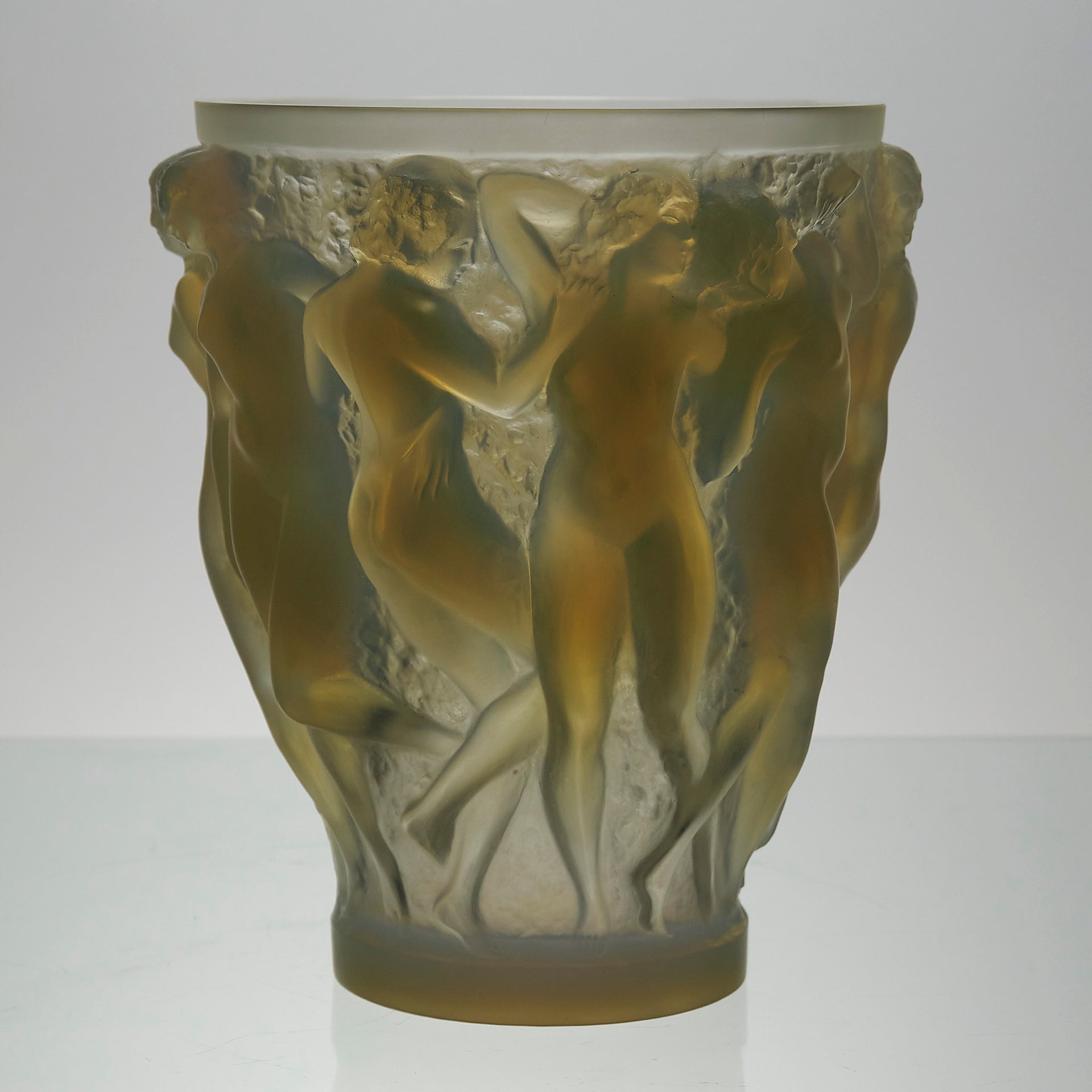 Rene Lalique Bacchantes Vase - Art Deco Vase - Hickmet Fine Arts