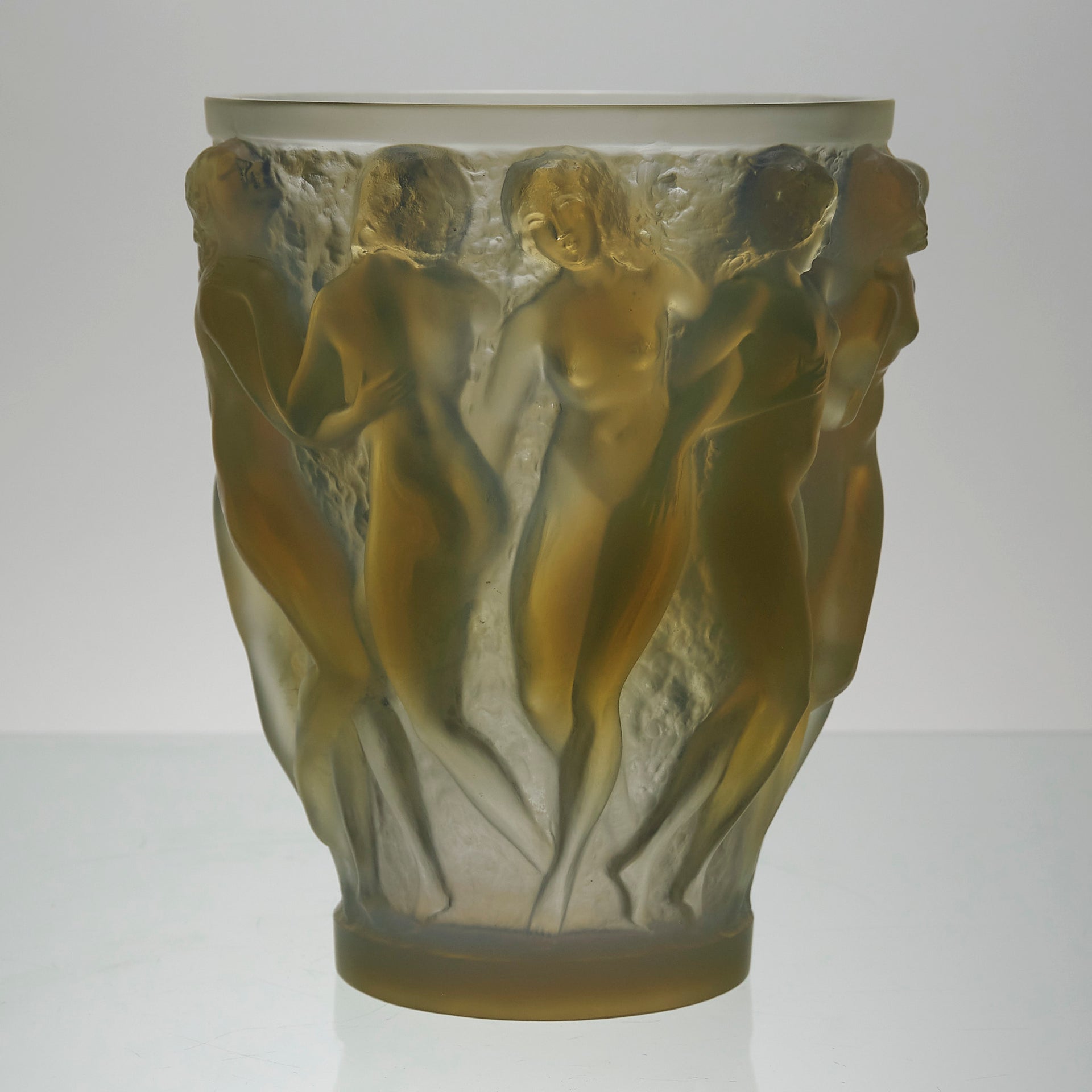 Rene Lalique Bacchantes Vase - Art Deco Vase - Hickmet Fine Arts