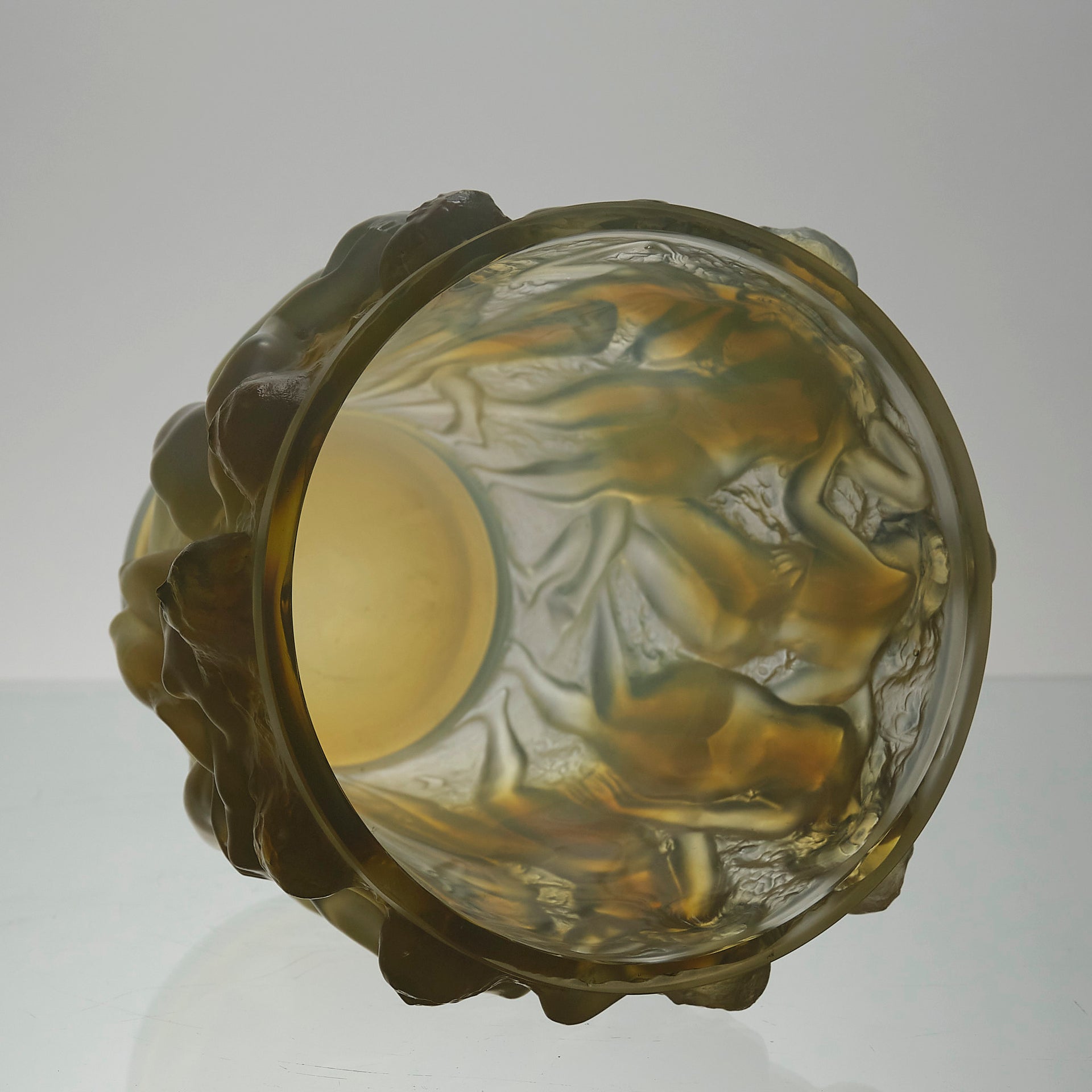 Rene Lalique Bacchantes Vase - Art Deco Vase - Hickmet Fine Arts