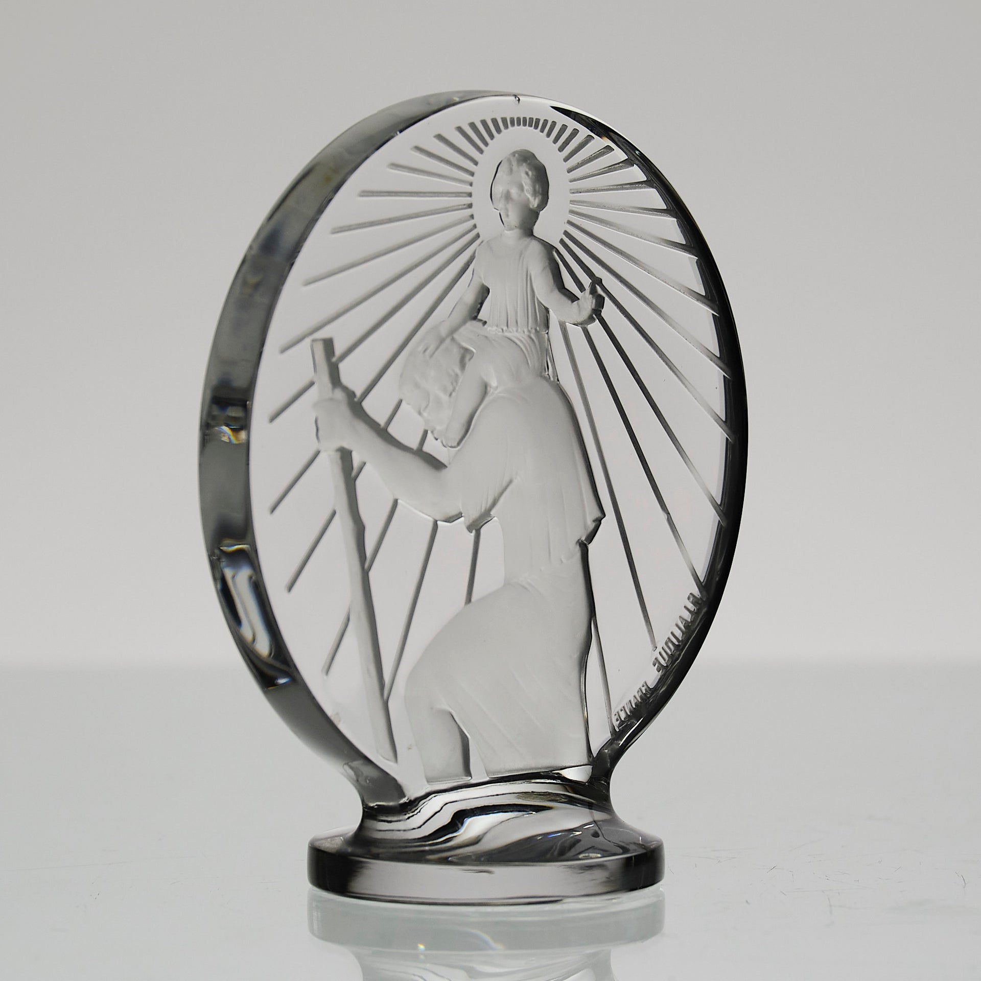 Rene Lalique St Christophe - Art Deco Mascot - Hickmet Fine Arts