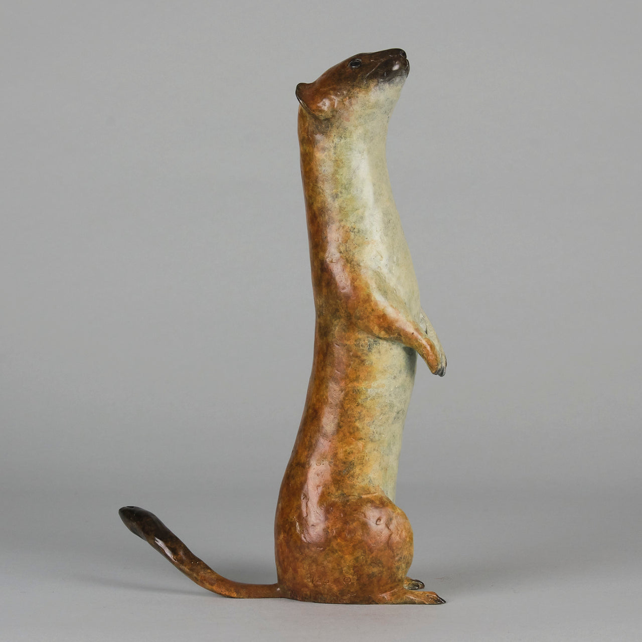 "Stoat" by Richard Smith - Limited Edition Bronze - Hickmet Fine Arts 