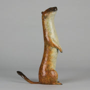 "Stoat" by Richard Smith - Limited Edition Bronze - Hickmet Fine Arts 