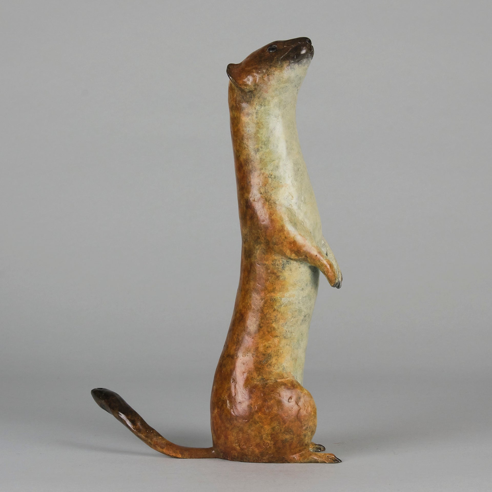 "Stoat" by Richard Smith - Limited Edition Bronze - Hickmet Fine Arts 