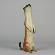 "Stoat" by Richard Smith - Limited Edition Bronze - Hickmet Fine Arts 