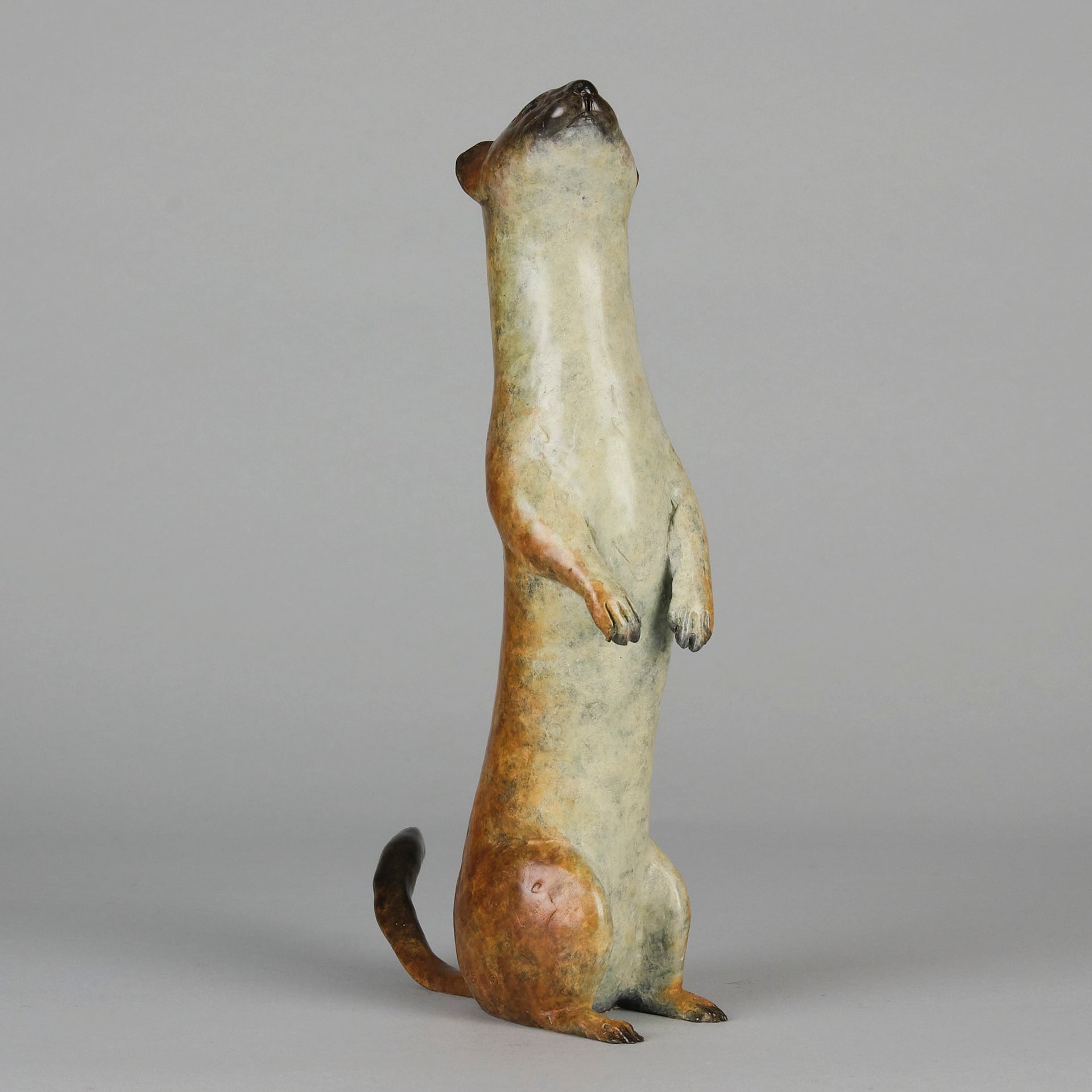 "Stoat" by Richard Smith - Limited Edition Bronze - Hickmet Fine Arts 