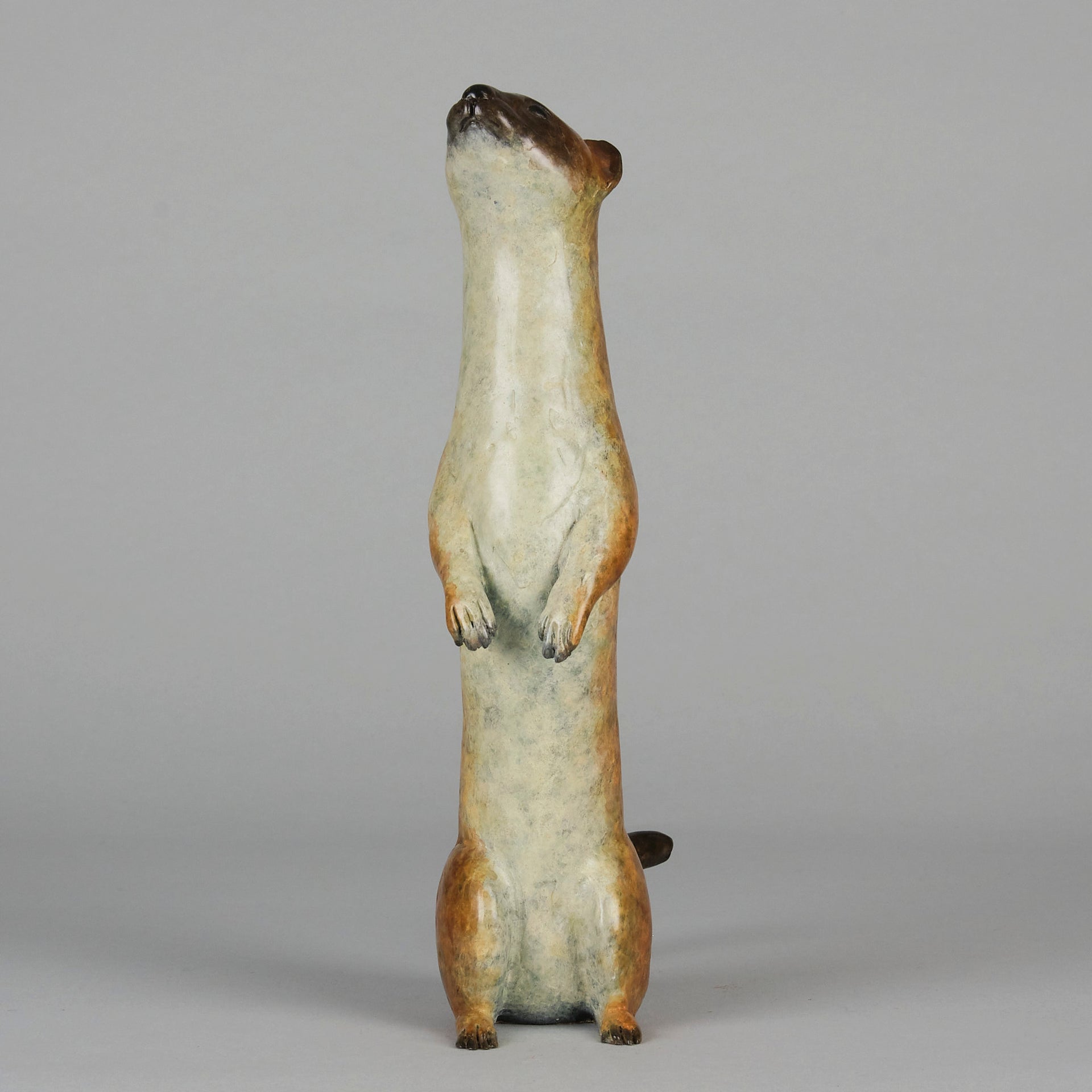 "Stoat" by Richard Smith - Limited Edition Bronze - Hickmet Fine Arts 