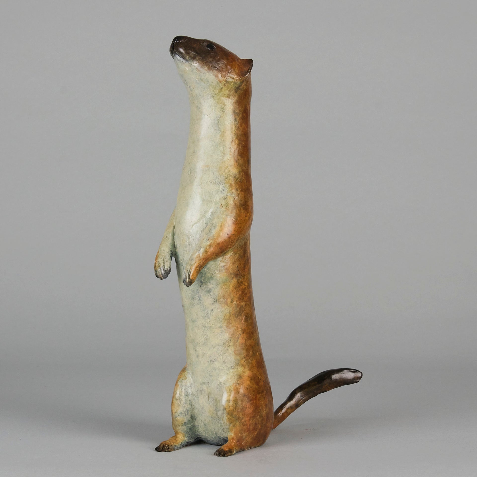 "Stoat" by Richard Smith - Limited Edition Bronze - Hickmet Fine Arts 