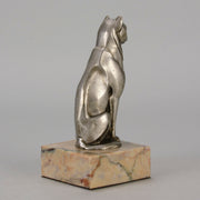 Georges Rigot Cat - Art Deco Bronze - Hickmet Fine Arts