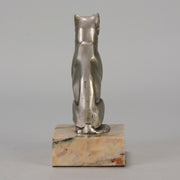 Georges Rigot Cat - Art Deco Bronze - Hickmet Fine Arts