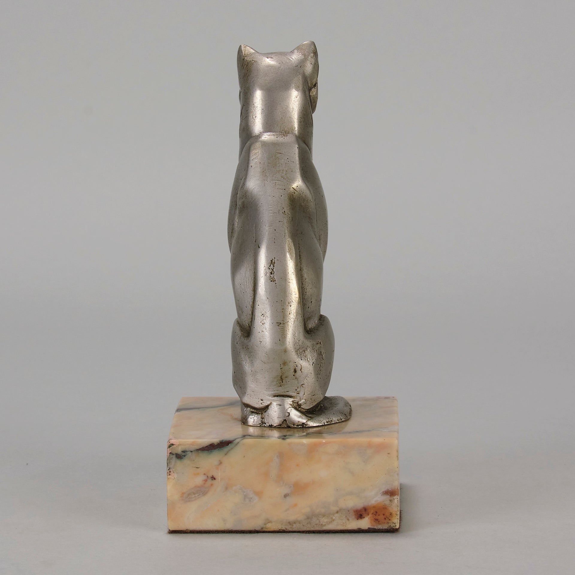 Georges Rigot Cat - Art Deco Bronze - Hickmet Fine Arts