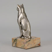 Georges Rigot Cat - Art Deco Bronze - Hickmet Fine Arts