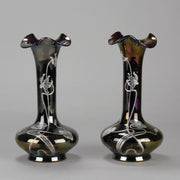 Rindskopf Vases - Art Nouveau Silvered Vases - Hickmet Fine Arts 
