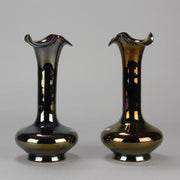 Rindskopf Vases - Art Nouveau Silvered Vases - Hickmet Fine Arts 