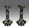 Rindskopf Vases - Art Nouveau Silvered Vases - Hickmet Fine Arts 