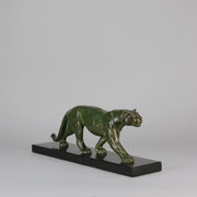 Rochard Bronze Panther - Animalier Antique Bronze - Hickmet Fine Arts 