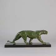 Rochard Bronze Panther - Animalier Antique Bronze - Hickmet Fine Arts 