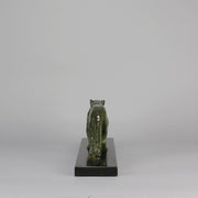 Rochard Bronze Panther - Animalier Antique Bronze - Hickmet Fine Arts 