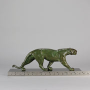 Rochard Bronze Panther - Animalier Antique Bronze - Hickmet Fine Arts 
