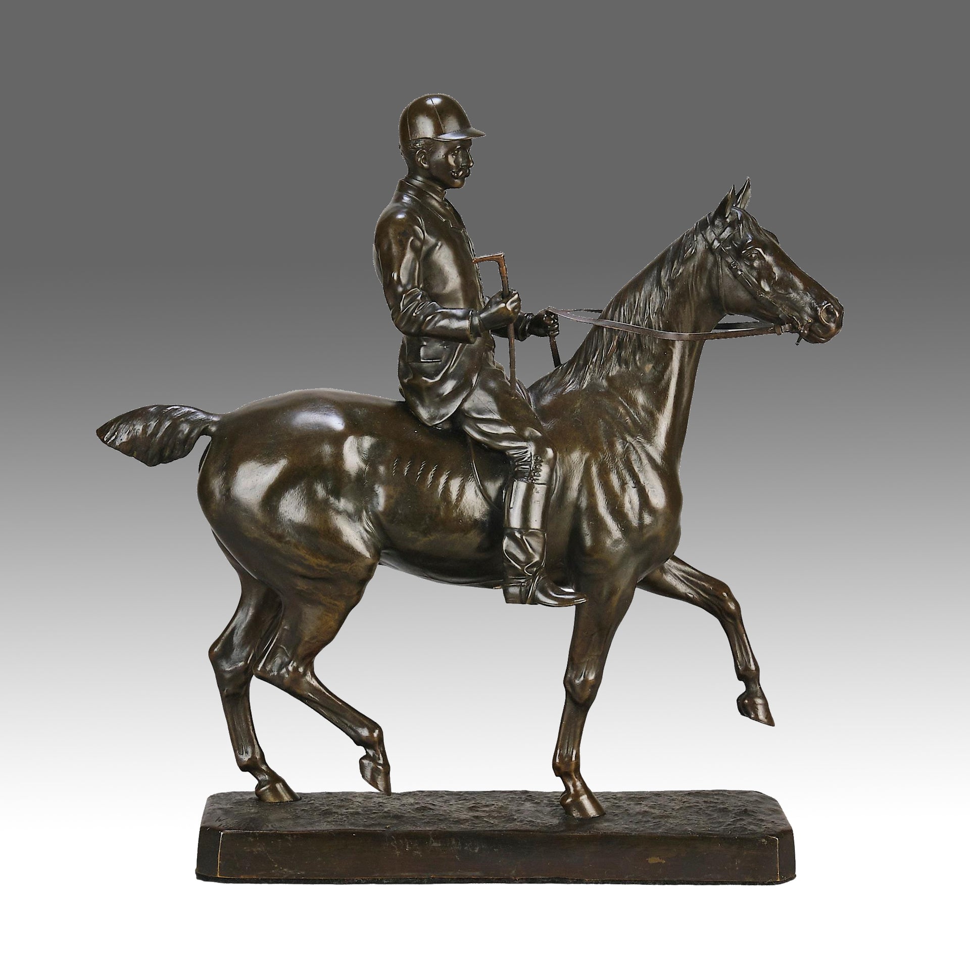 "Before the Hunt" - Walter Roche Bronze - Hickmet Fine Arts