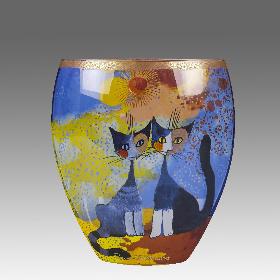 Rosina Wachtmeister Vase - Goebel Glass - Hickmet Fine Arts 