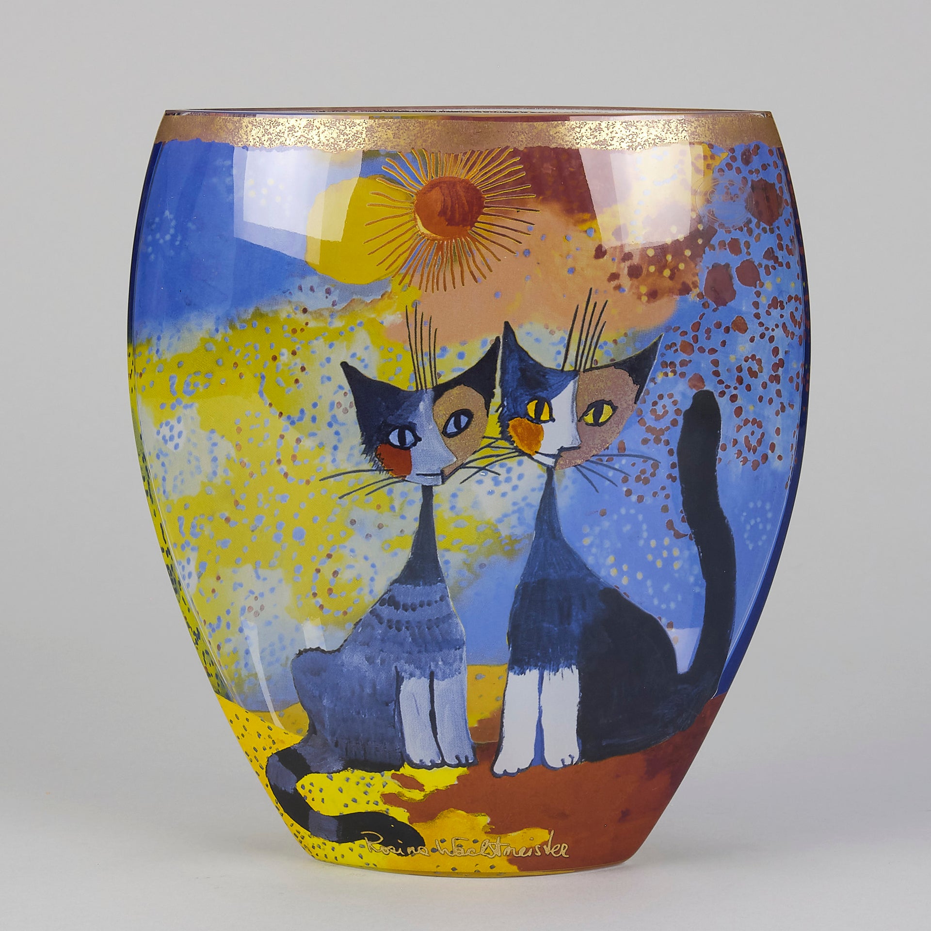 Rosina Wachtmeister Vase - Goebel Glass - Hickmet Fine Arts 