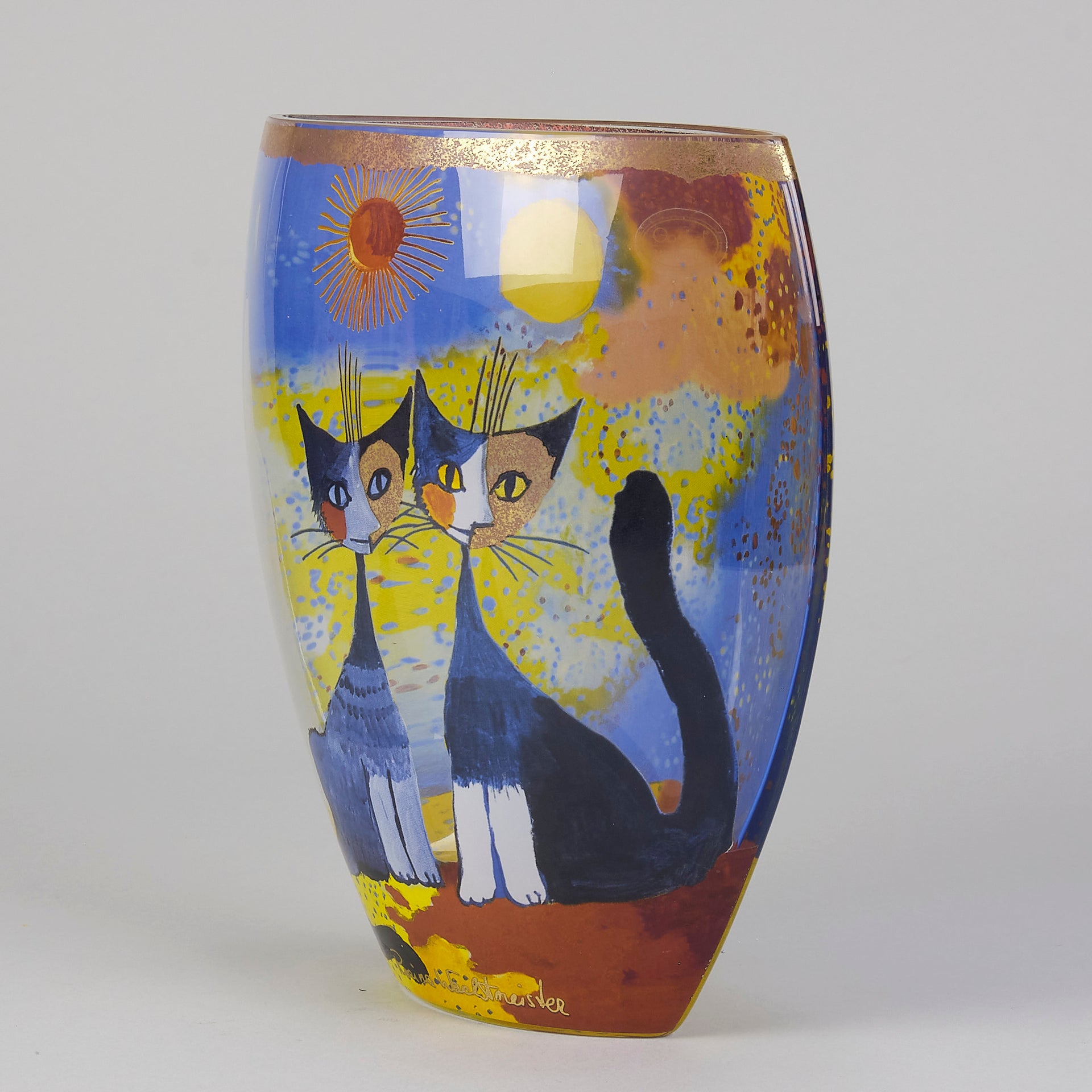 Rosina Wachtmeister Vase - Goebel Glass - Hickmet Fine Arts 