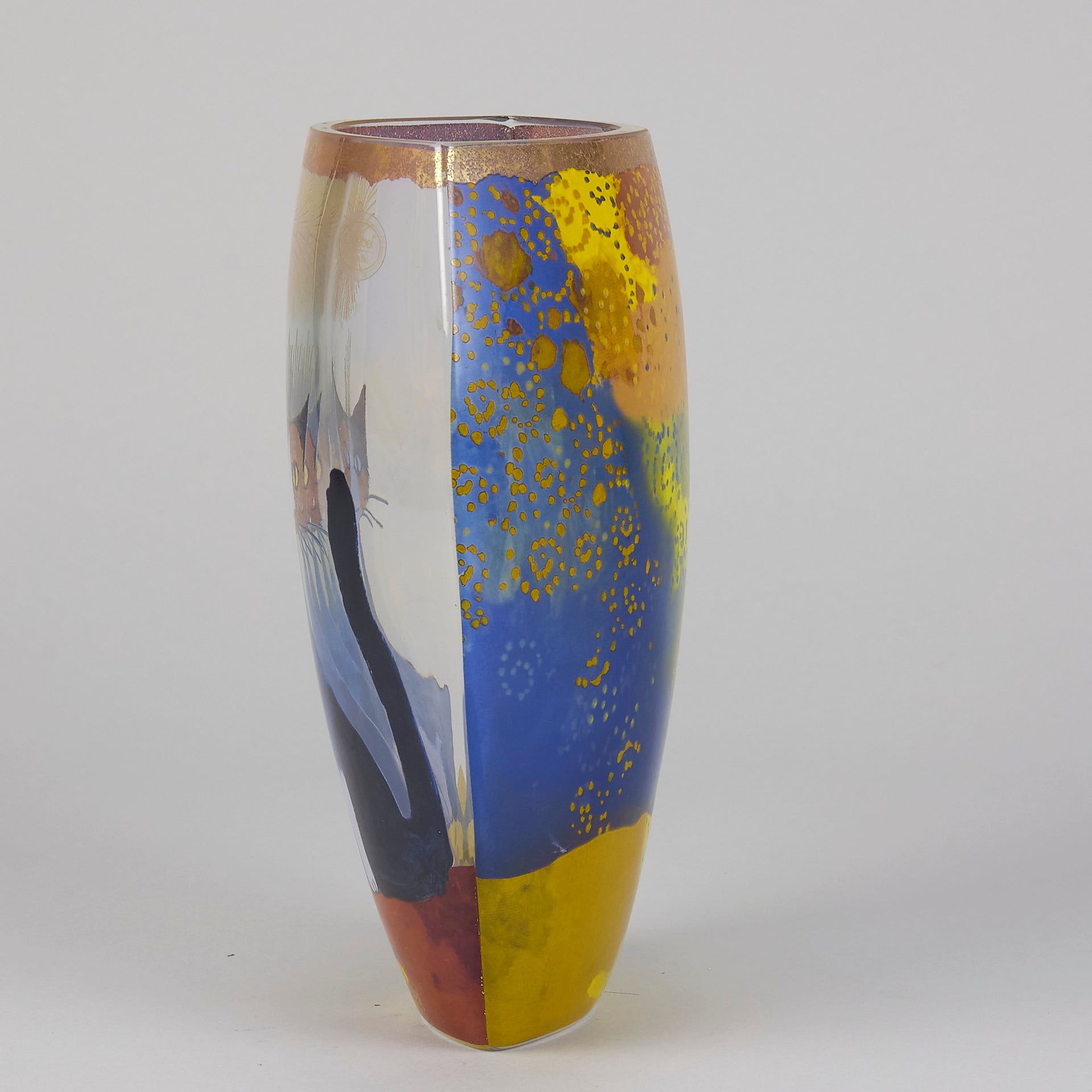 Rosina Wachtmeister Vase - Goebel Glass - Hickmet Fine Arts 