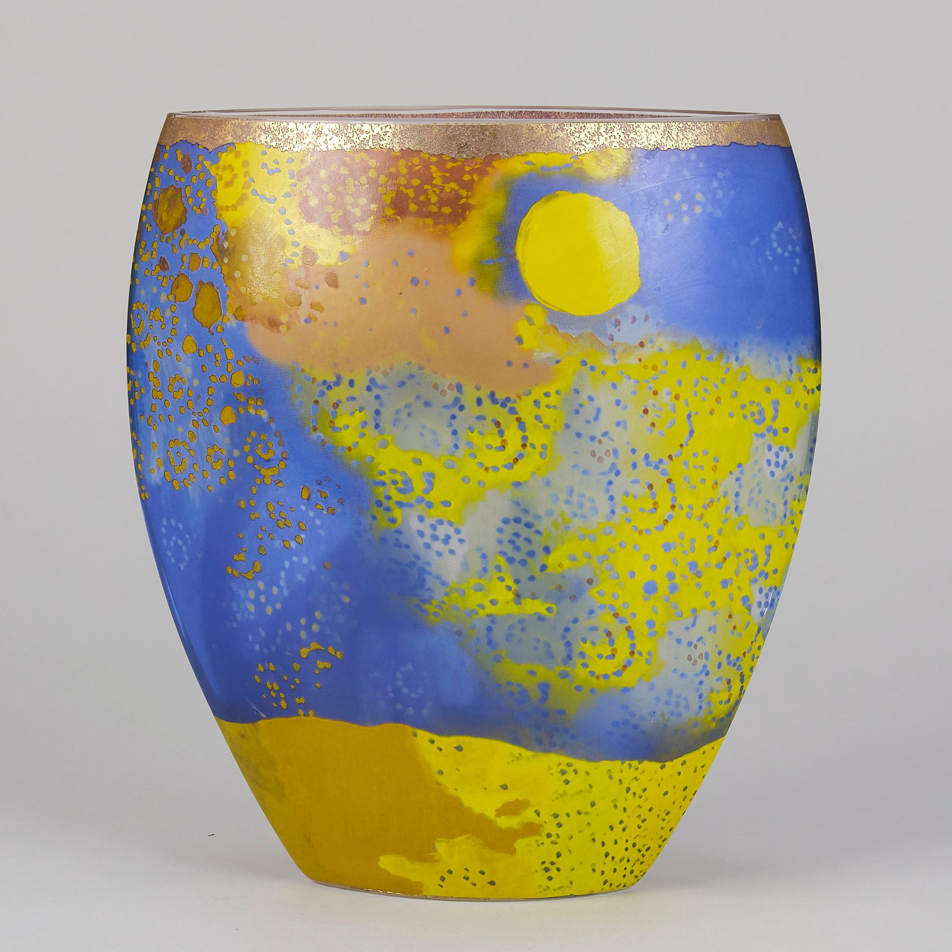 Rosina Wachtmeister Vase - Goebel Glass - Hickmet Fine Arts 