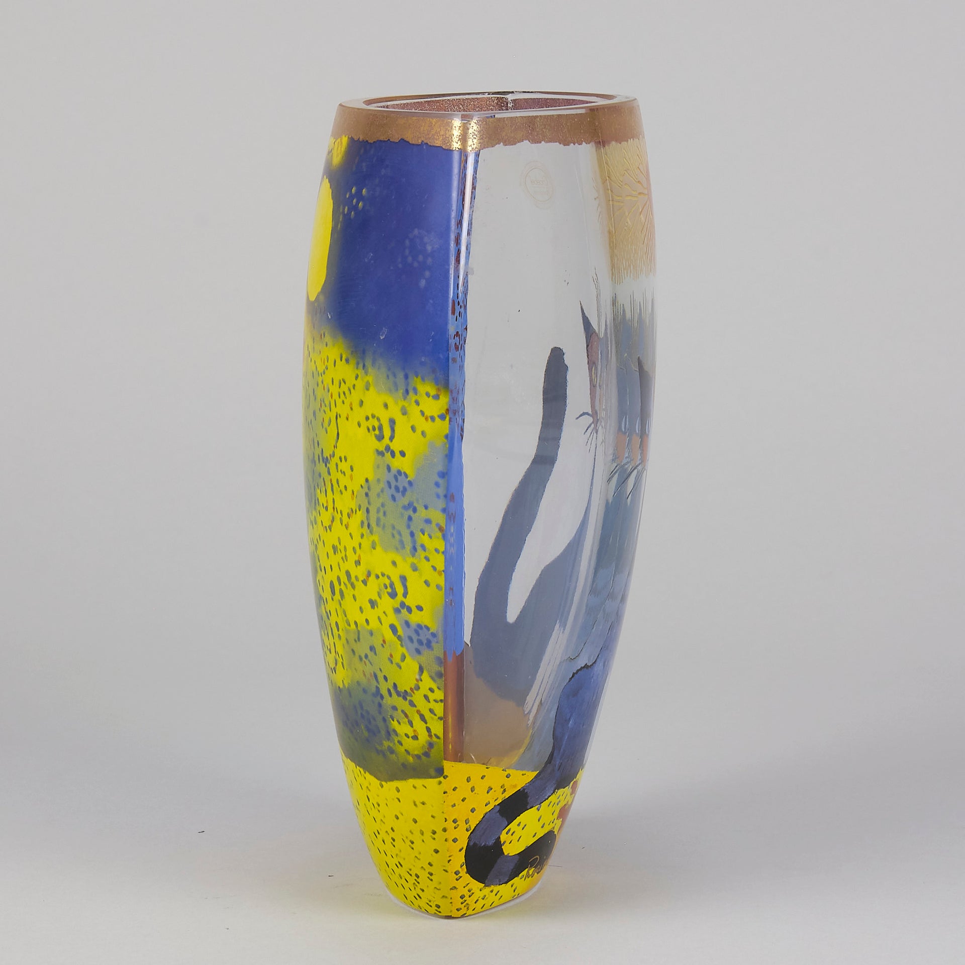 Rosina Wachtmeister Vase - Goebel Glass - Hickmet Fine Arts 