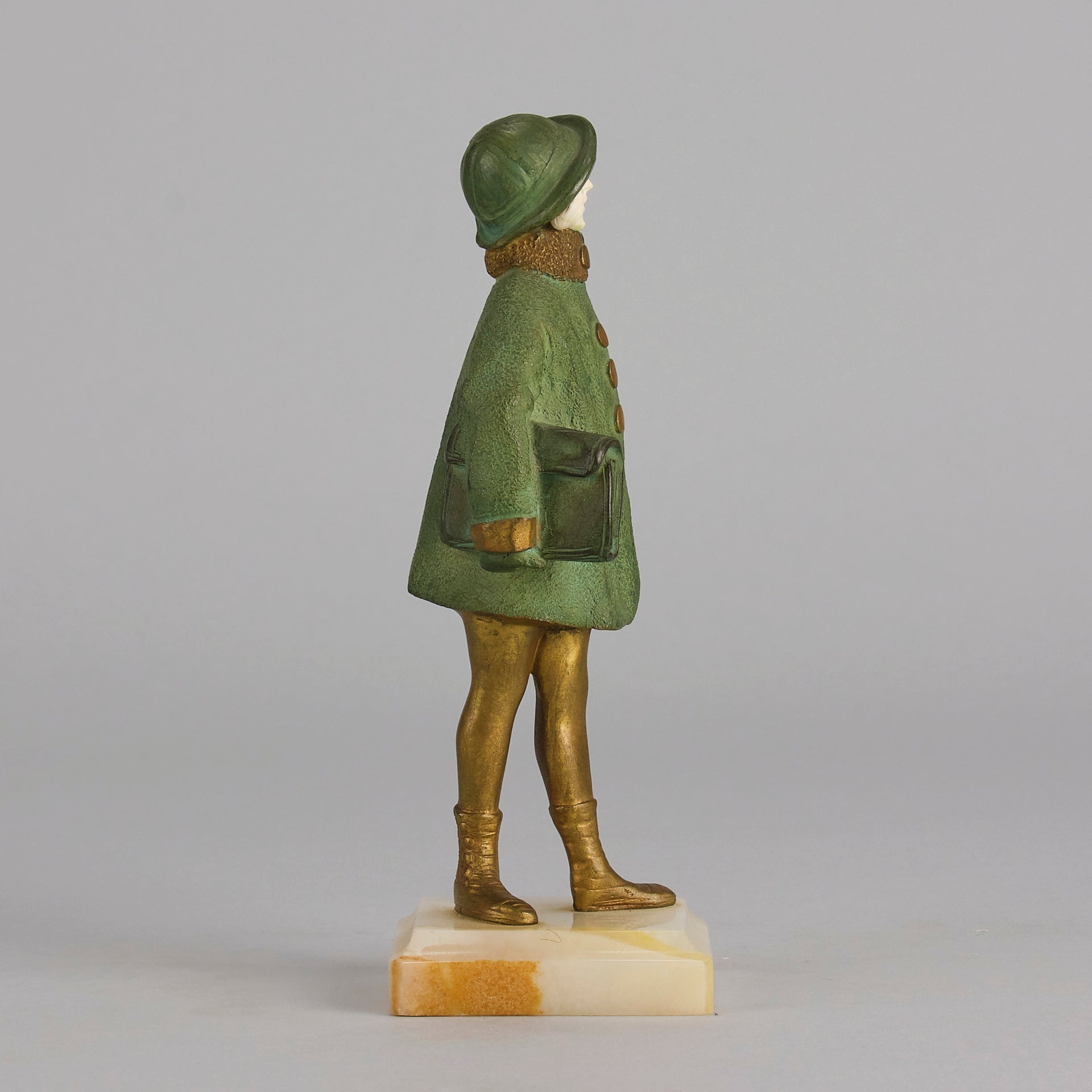 Solange Bertrand Figure - Art Deco Bronze - Hickmet Fine Arts 