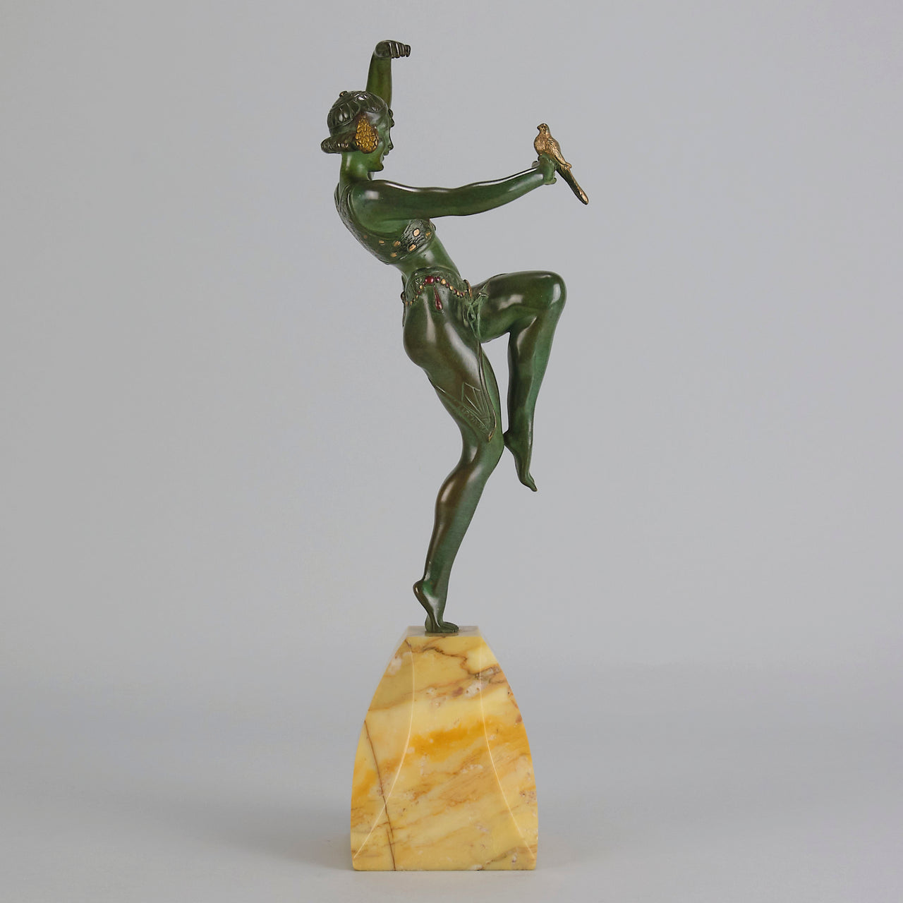 Samuel Lipschitz Bronze - Deco Dancer - Hickmet Fine Arts 