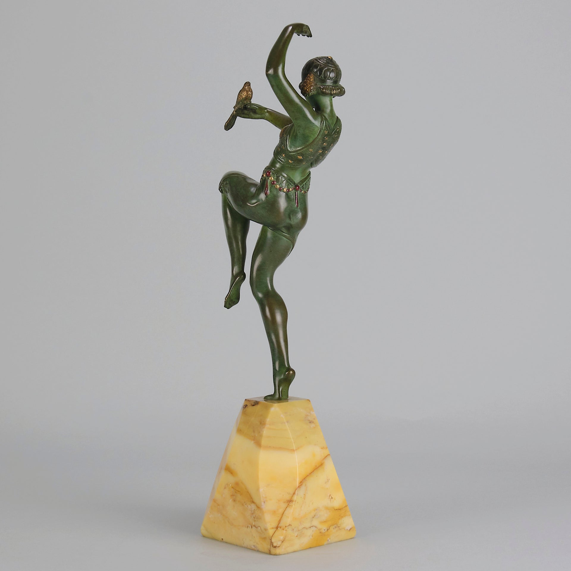 Samuel Lipschitz Bronze - Deco Dancer - Hickmet Fine Arts 